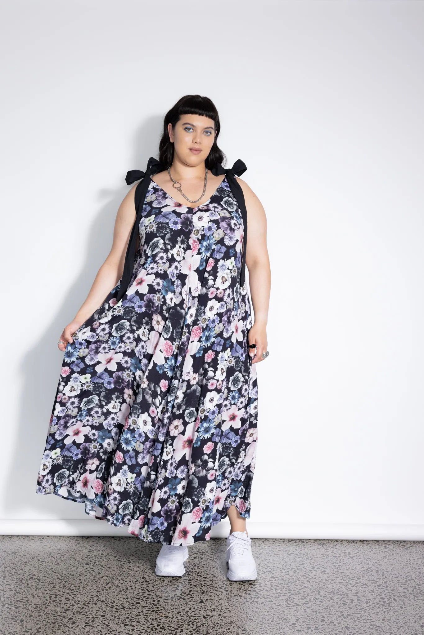 Outlet - Poolside Dress - Moonlight Garden
