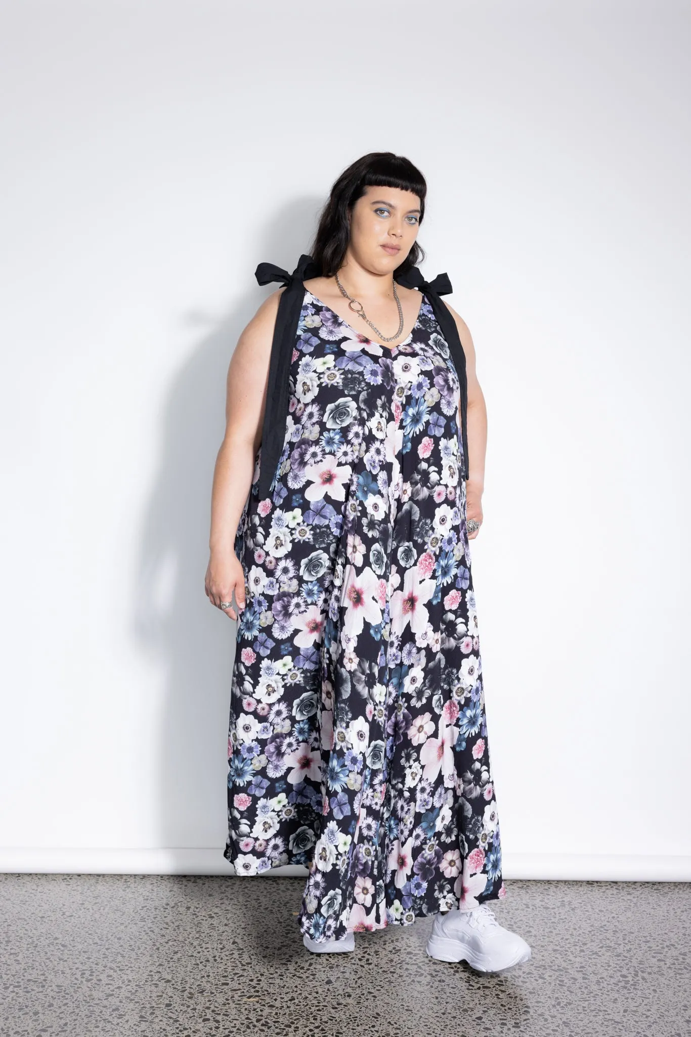 Outlet - Poolside Dress - Moonlight Garden