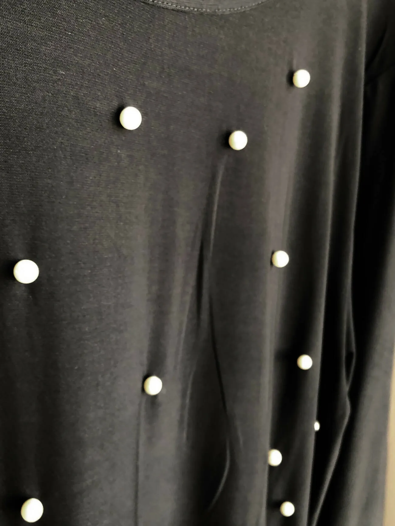 Pearl beaded flowy dress