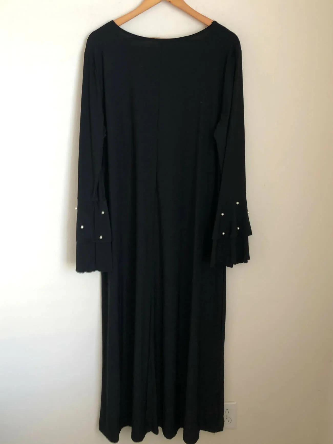 Pearl beaded flowy dress