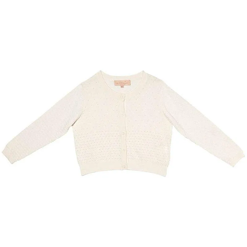 Pearl Luxe Cardigan - Milk