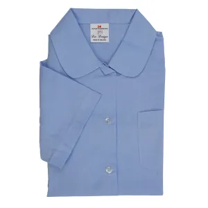 Peter Pan Blue School Blouse S/S (Single Pack)