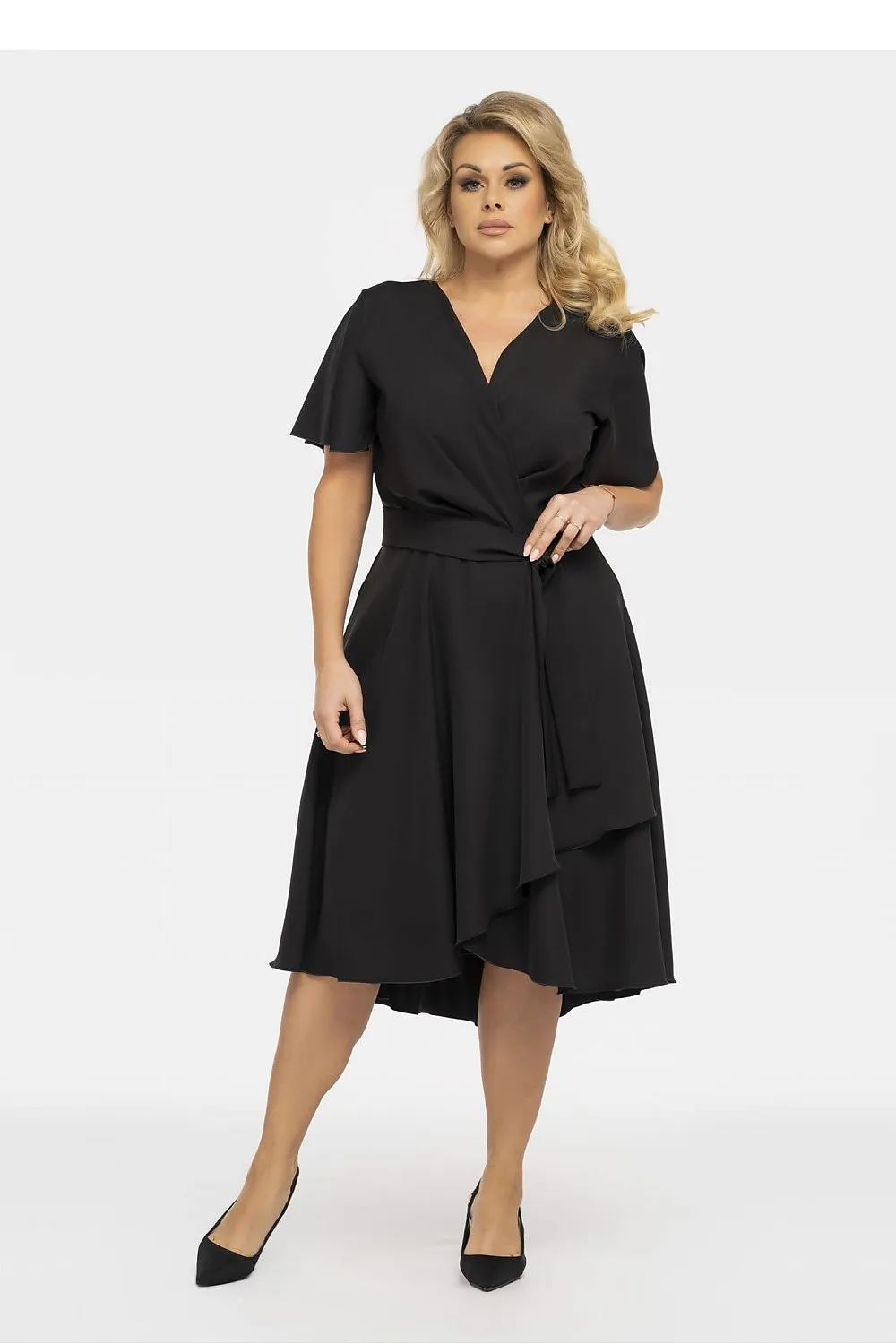 Plus size dress model 190951 Karko
