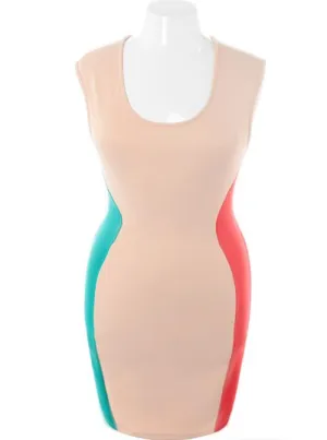 Plus Size Hot Bodycon Ocean Breeze Dress