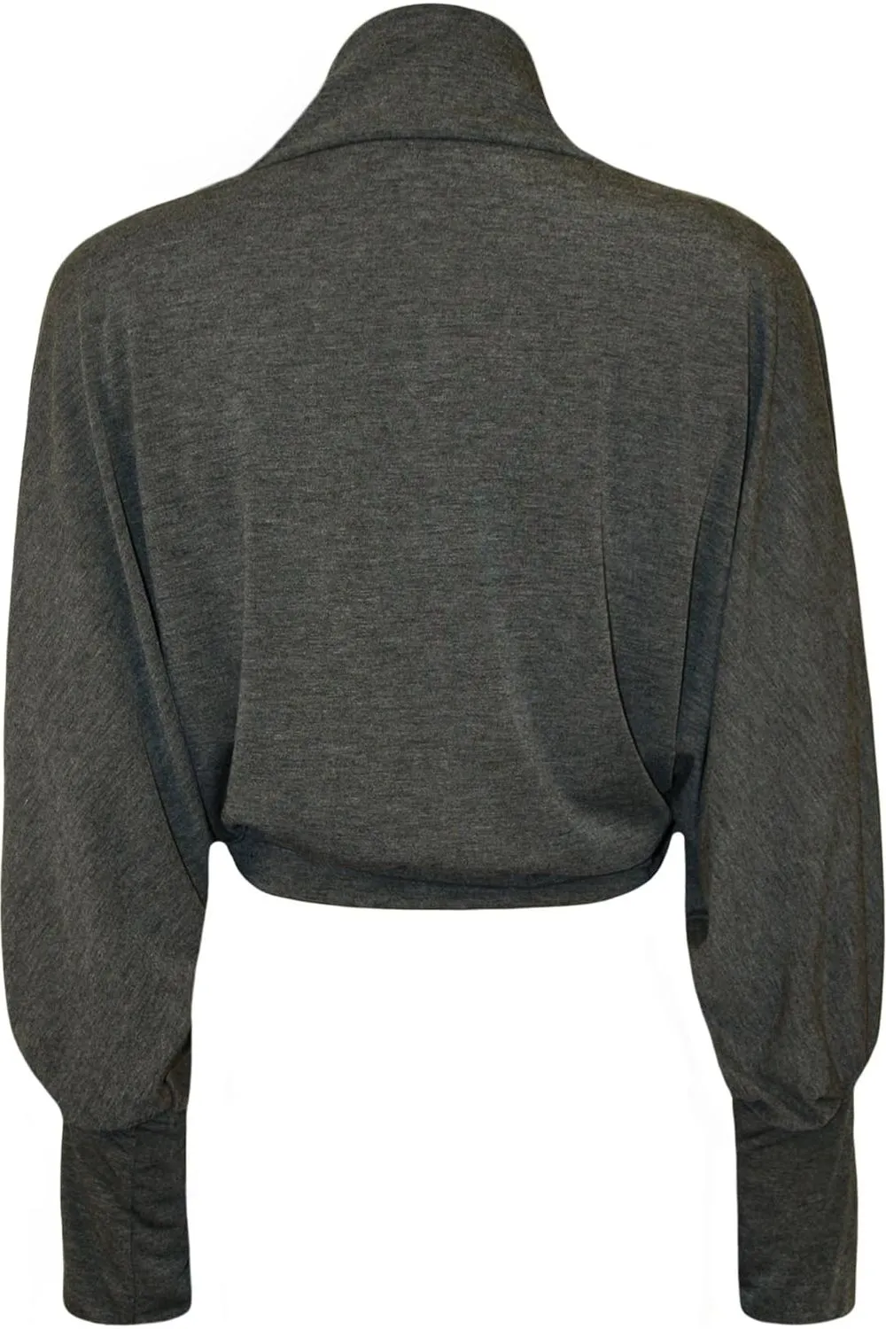 Plus Size Long Sleeve Batwing Shrug