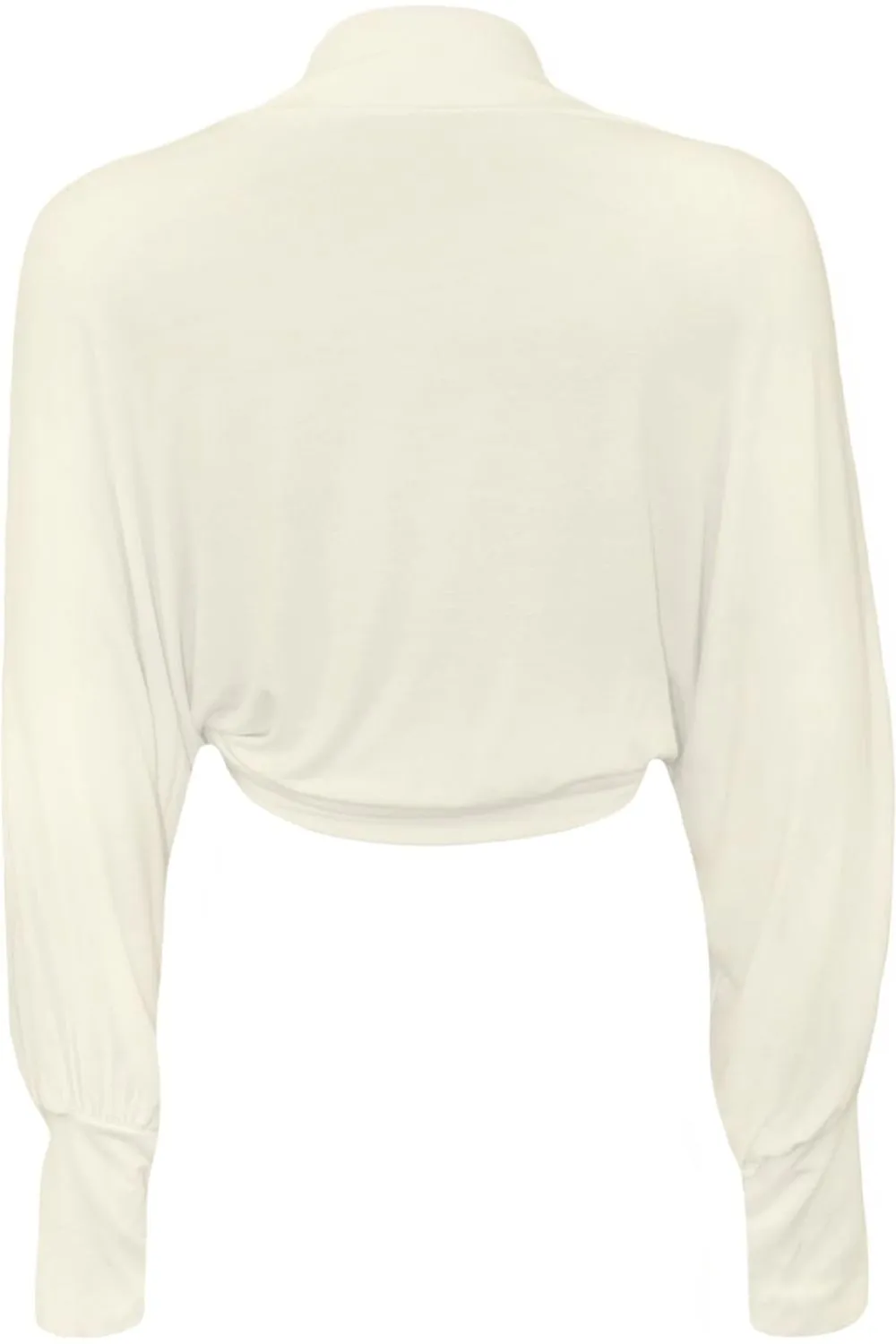 Plus Size Long Sleeve Batwing Shrug