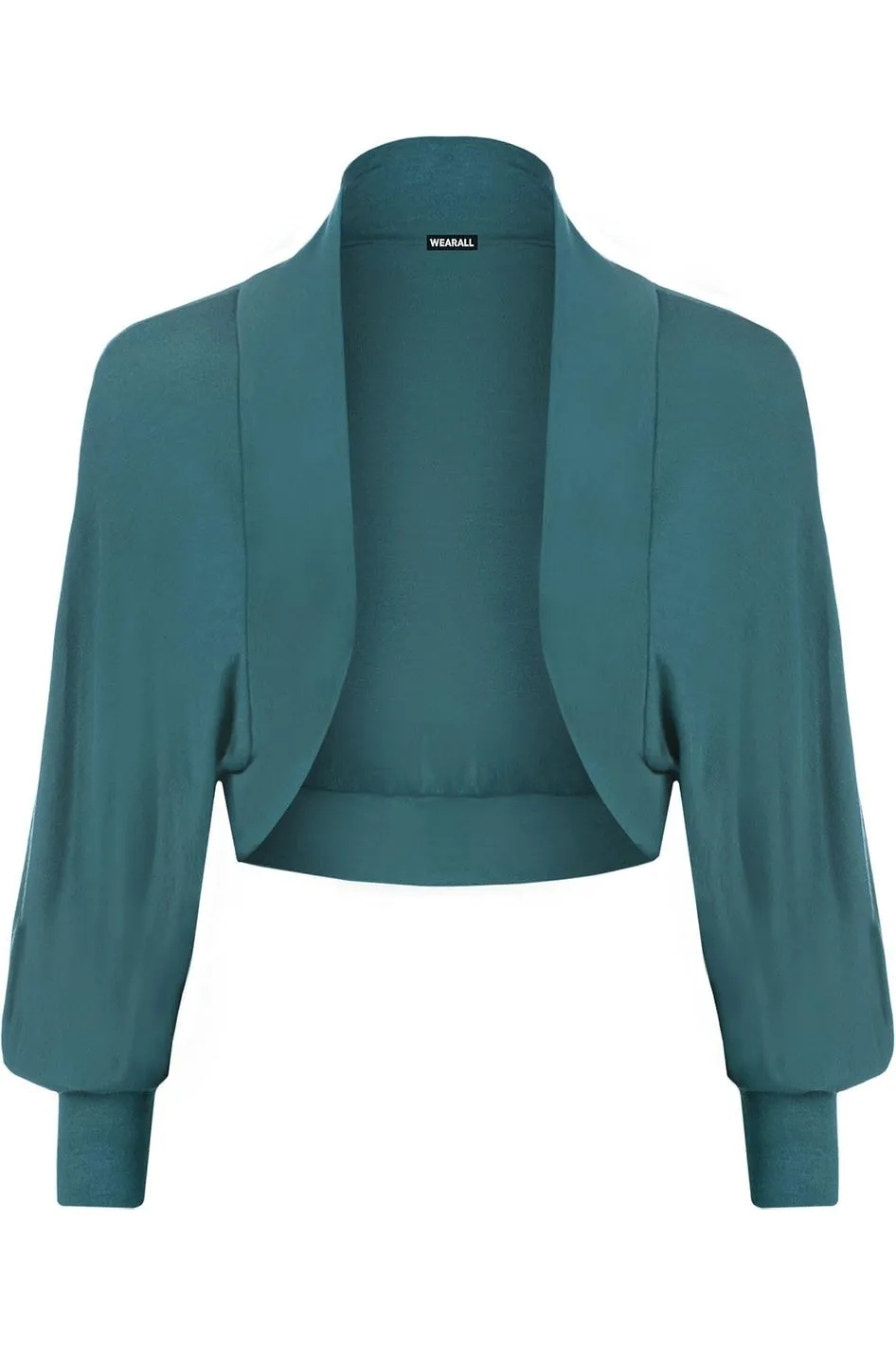 Plus Size Long Sleeve Batwing Shrug