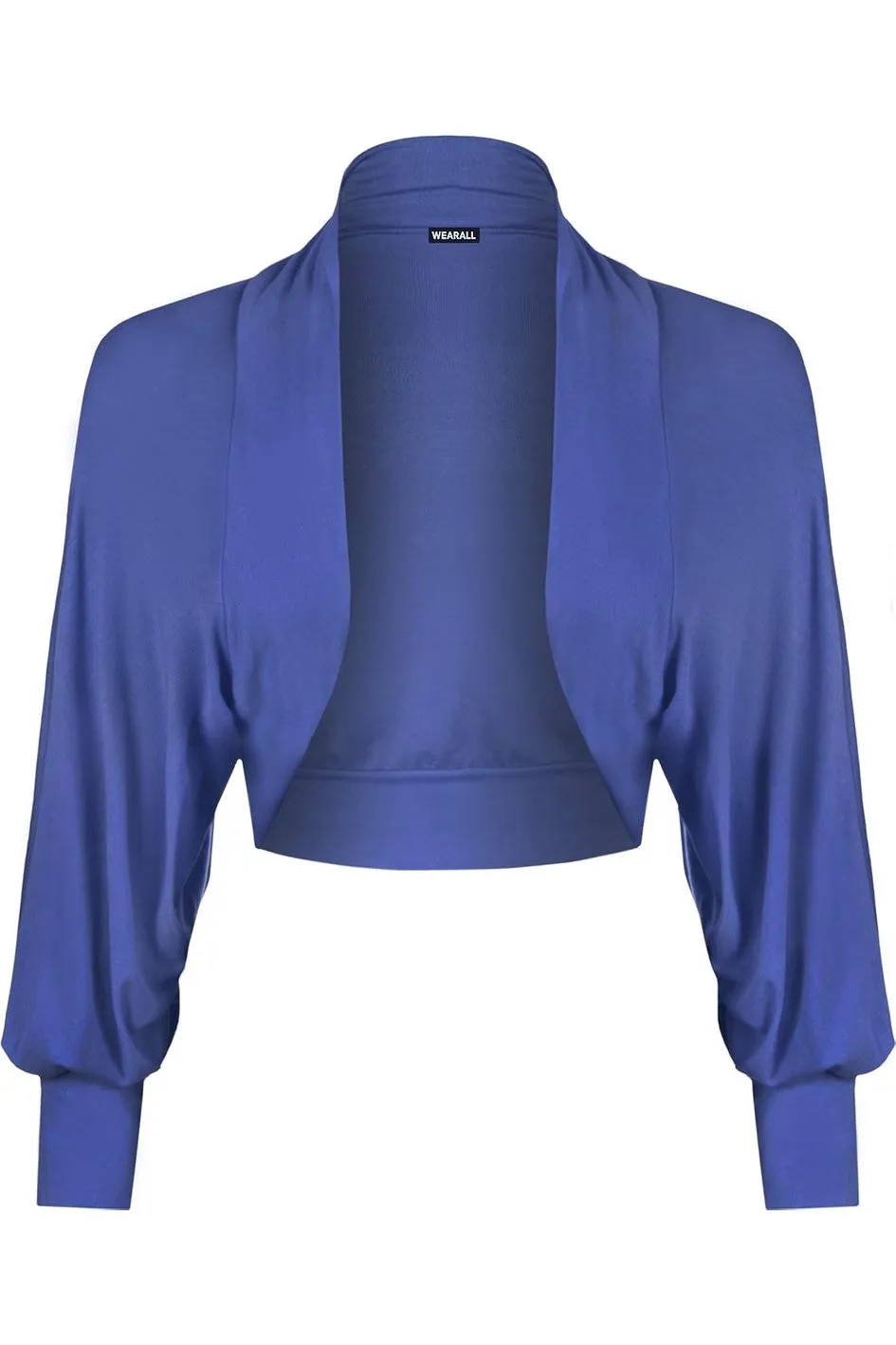 Plus Size Long Sleeve Batwing Shrug