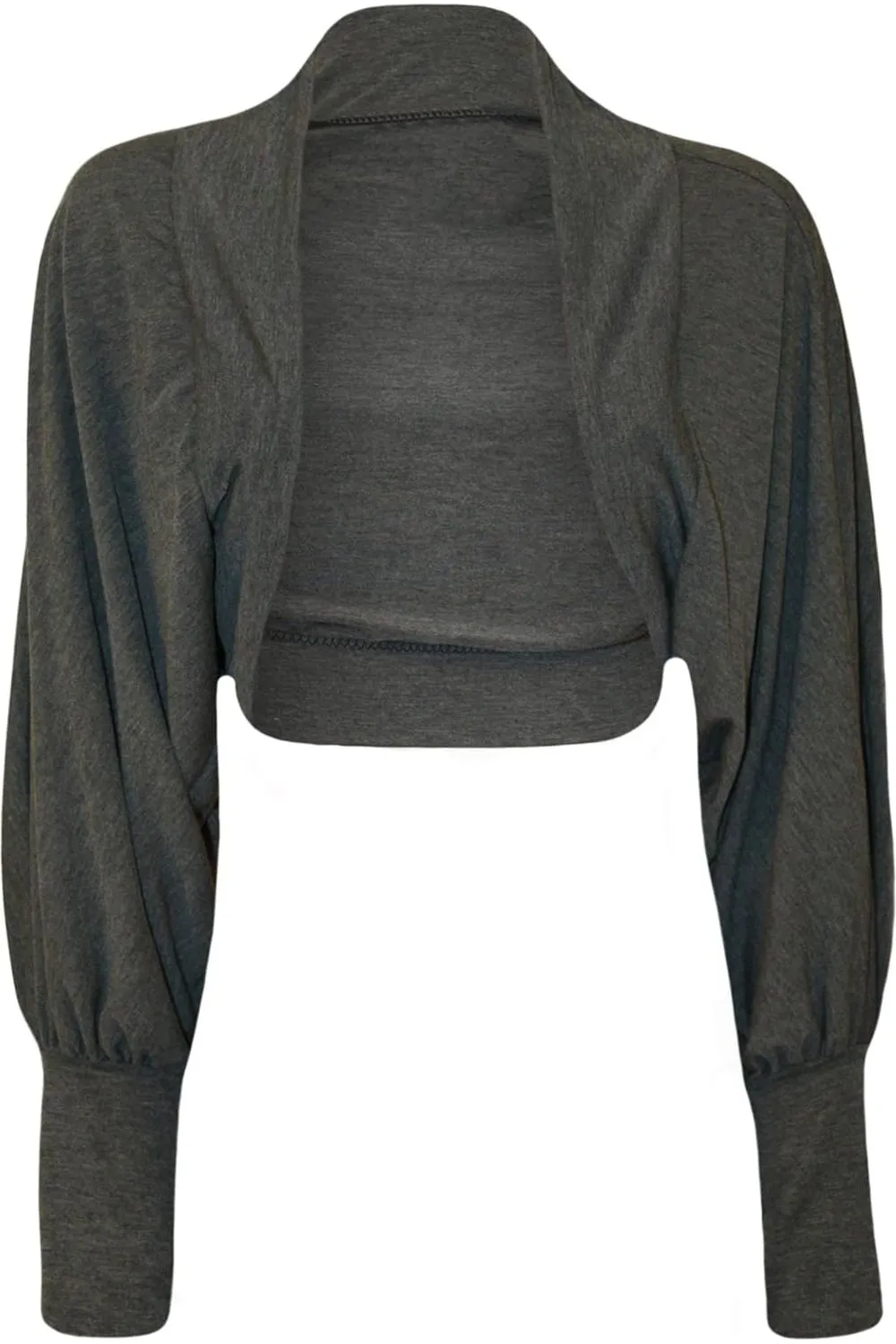 Plus Size Long Sleeve Batwing Shrug
