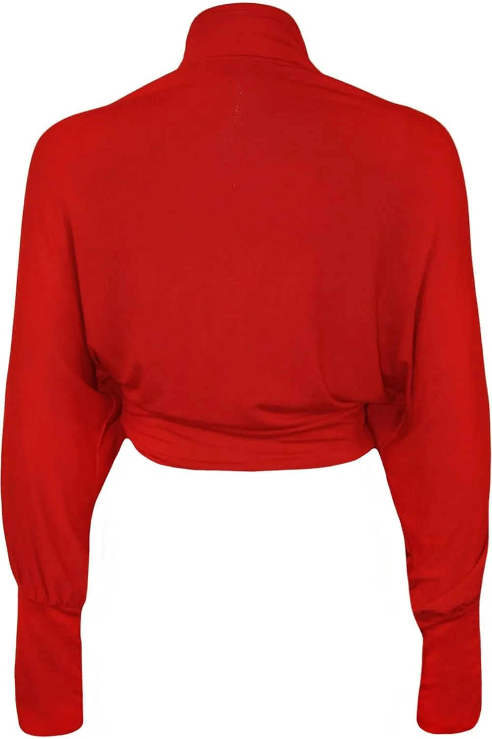 Plus Size Long Sleeve Batwing Shrug