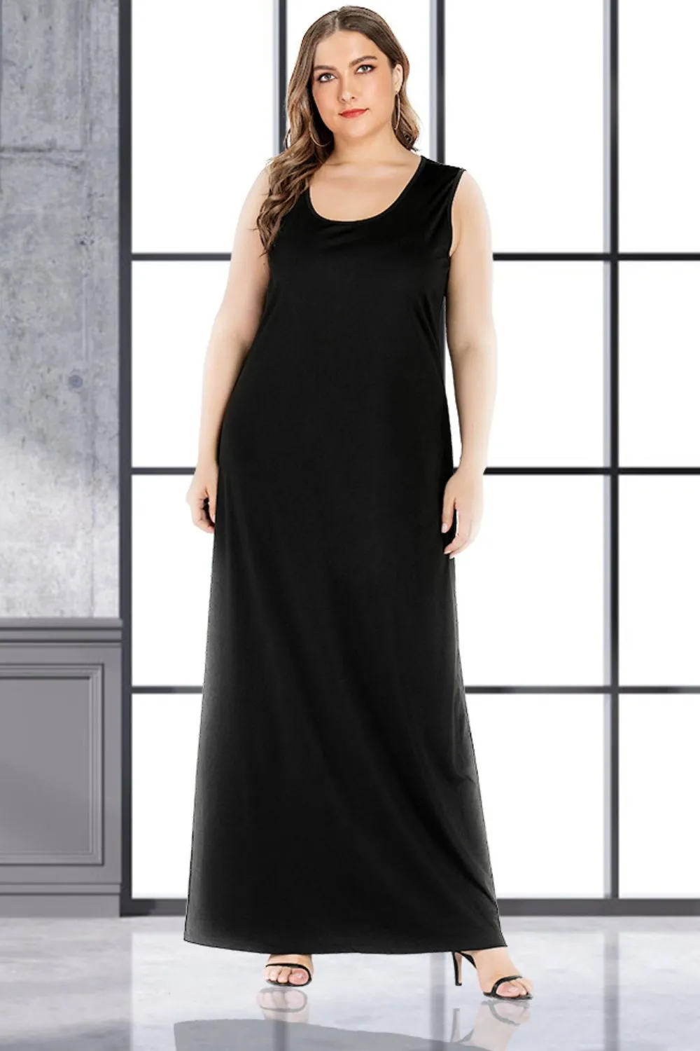 Plus Size Maxi Tank Dress