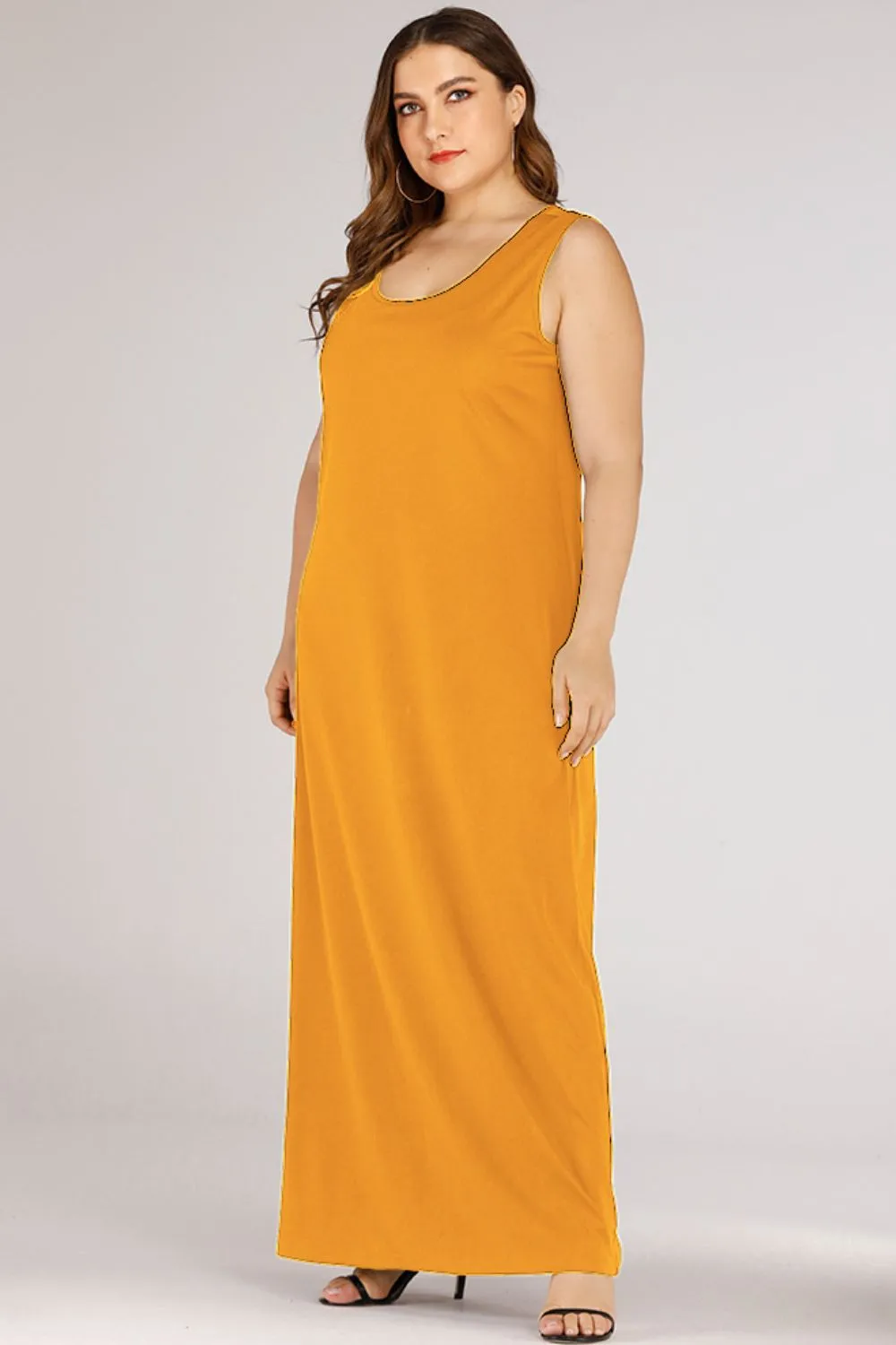 Plus Size Maxi Tank Dress