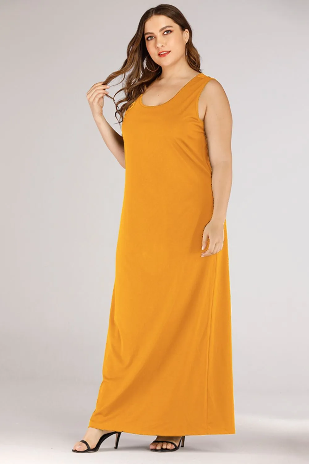 Plus Size Maxi Tank Dress