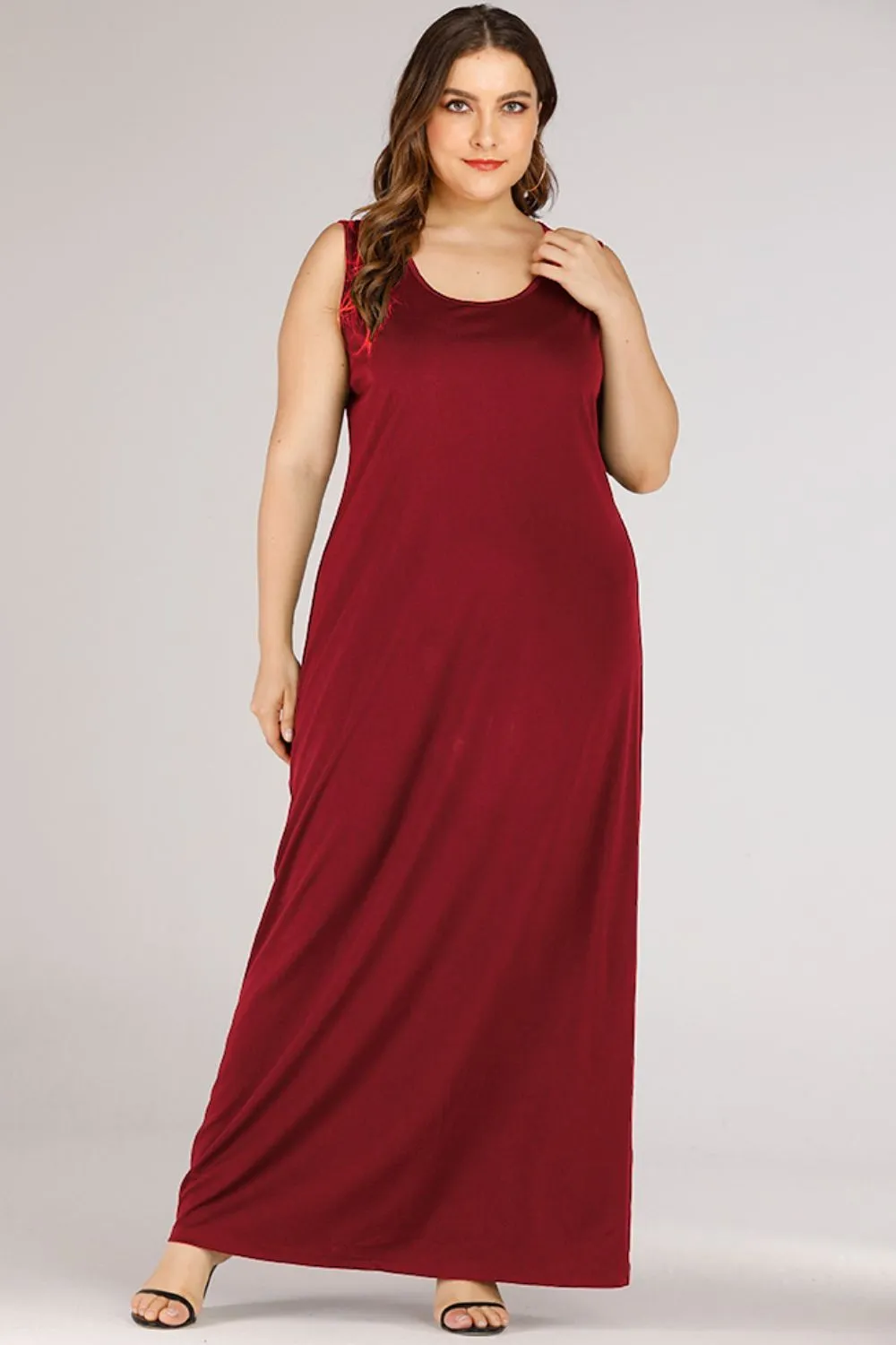Plus Size Maxi Tank Dress