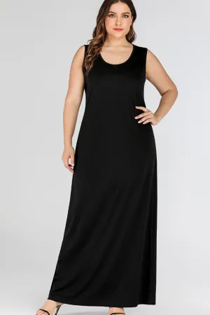 Plus Size Maxi Tank Dress