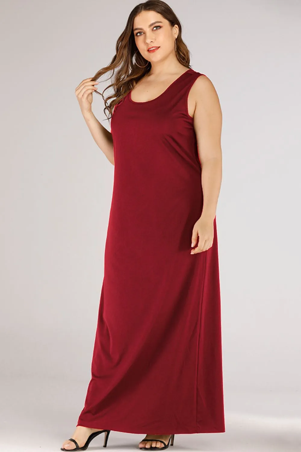 Plus Size Maxi Tank Dress