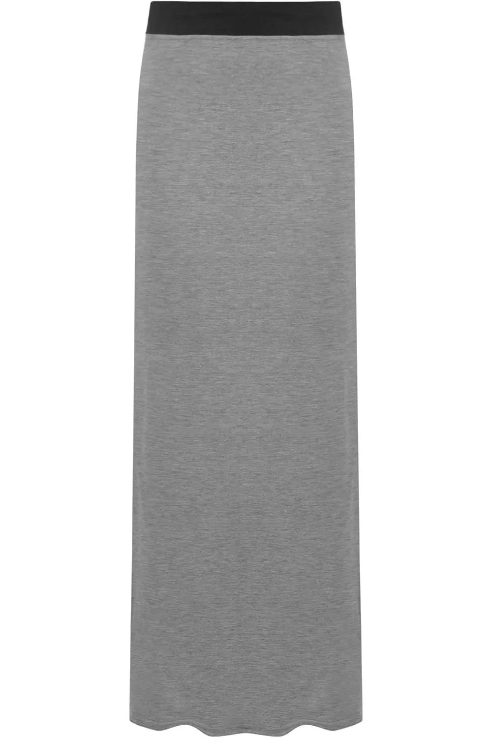Plus Size Pencil Long Maxi Skirt Elasticated Waist