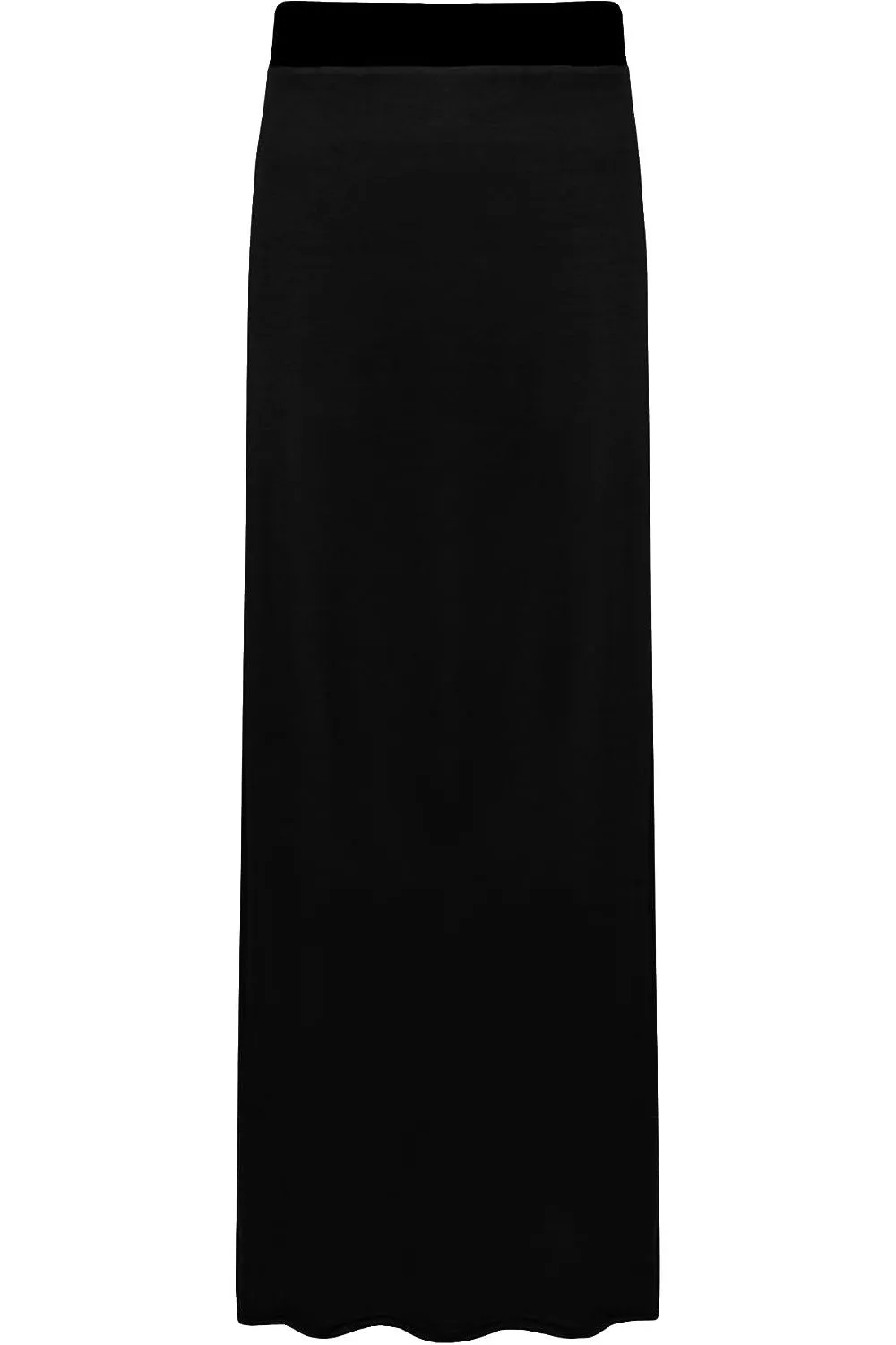 Plus Size Pencil Long Maxi Skirt Elasticated Waist