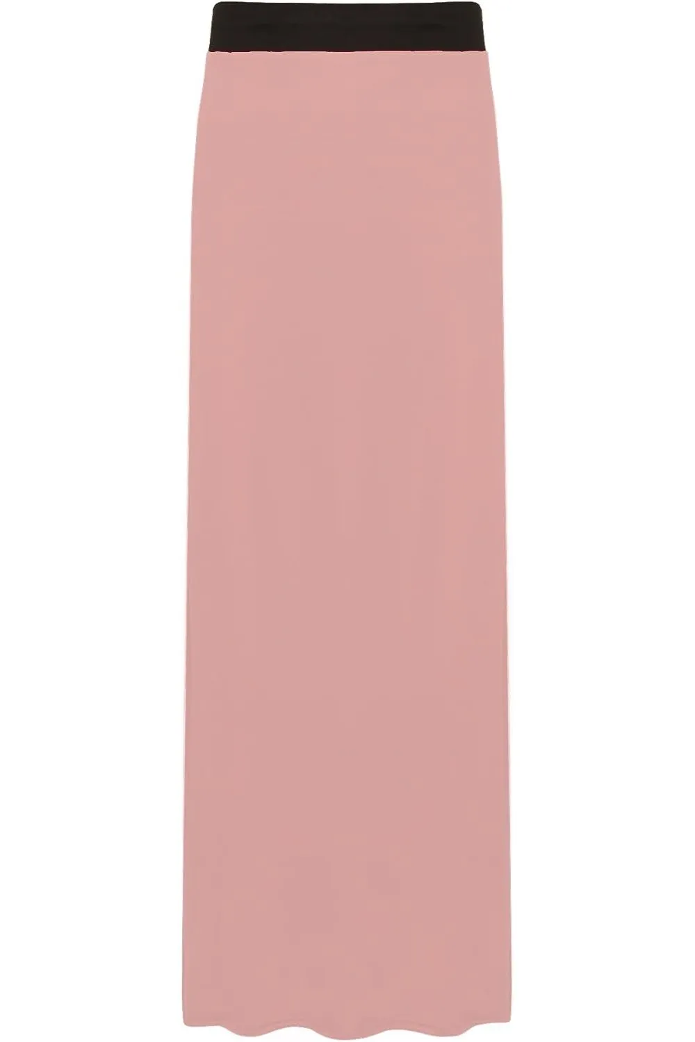 Plus Size Pencil Long Maxi Skirt Elasticated Waist
