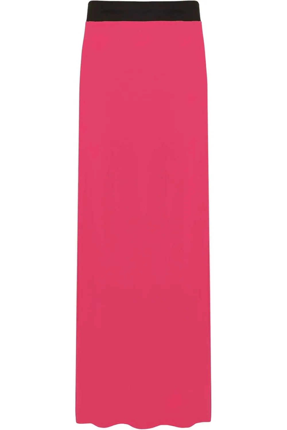 Plus Size Pencil Long Maxi Skirt Elasticated Waist