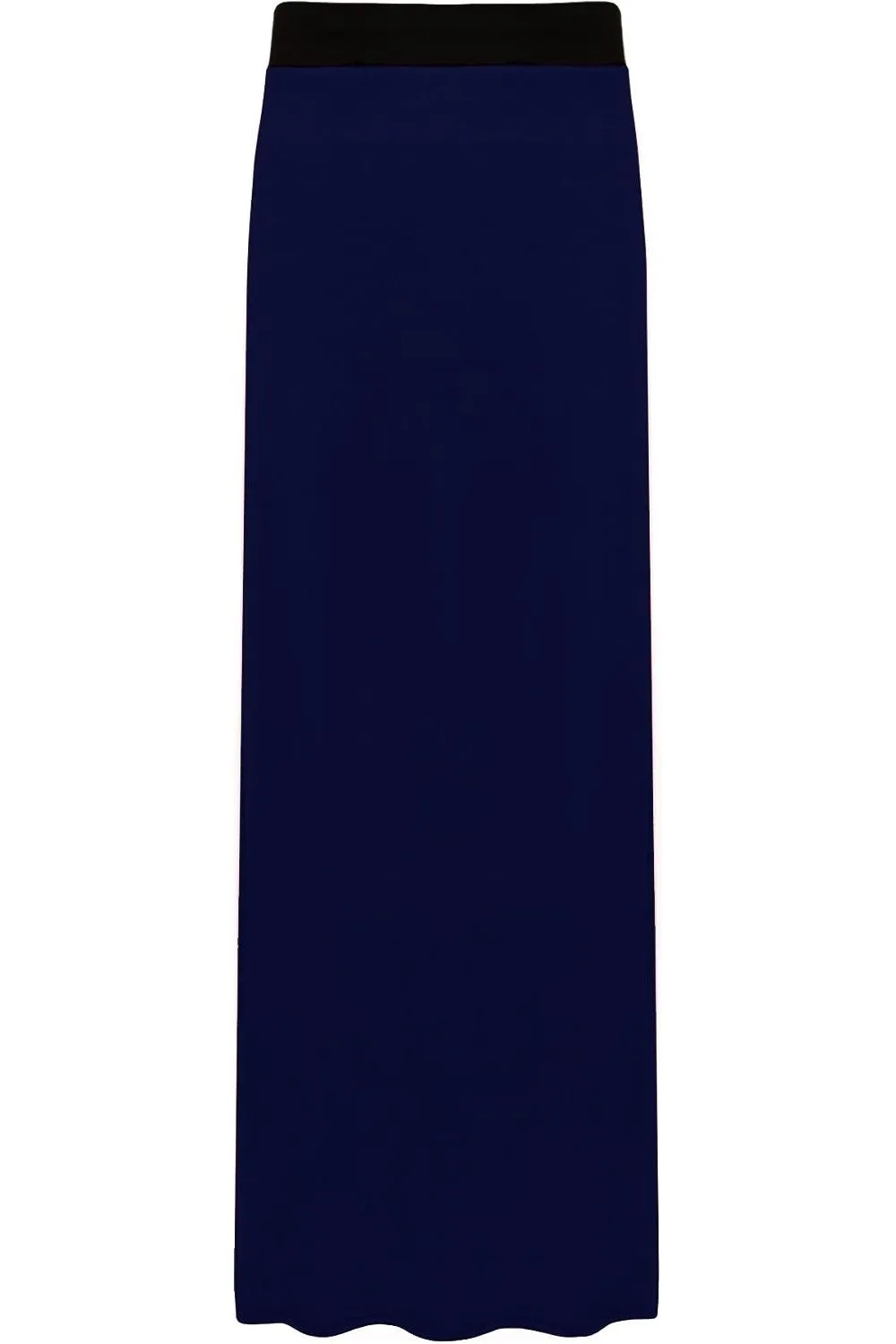 Plus Size Pencil Long Maxi Skirt Elasticated Waist