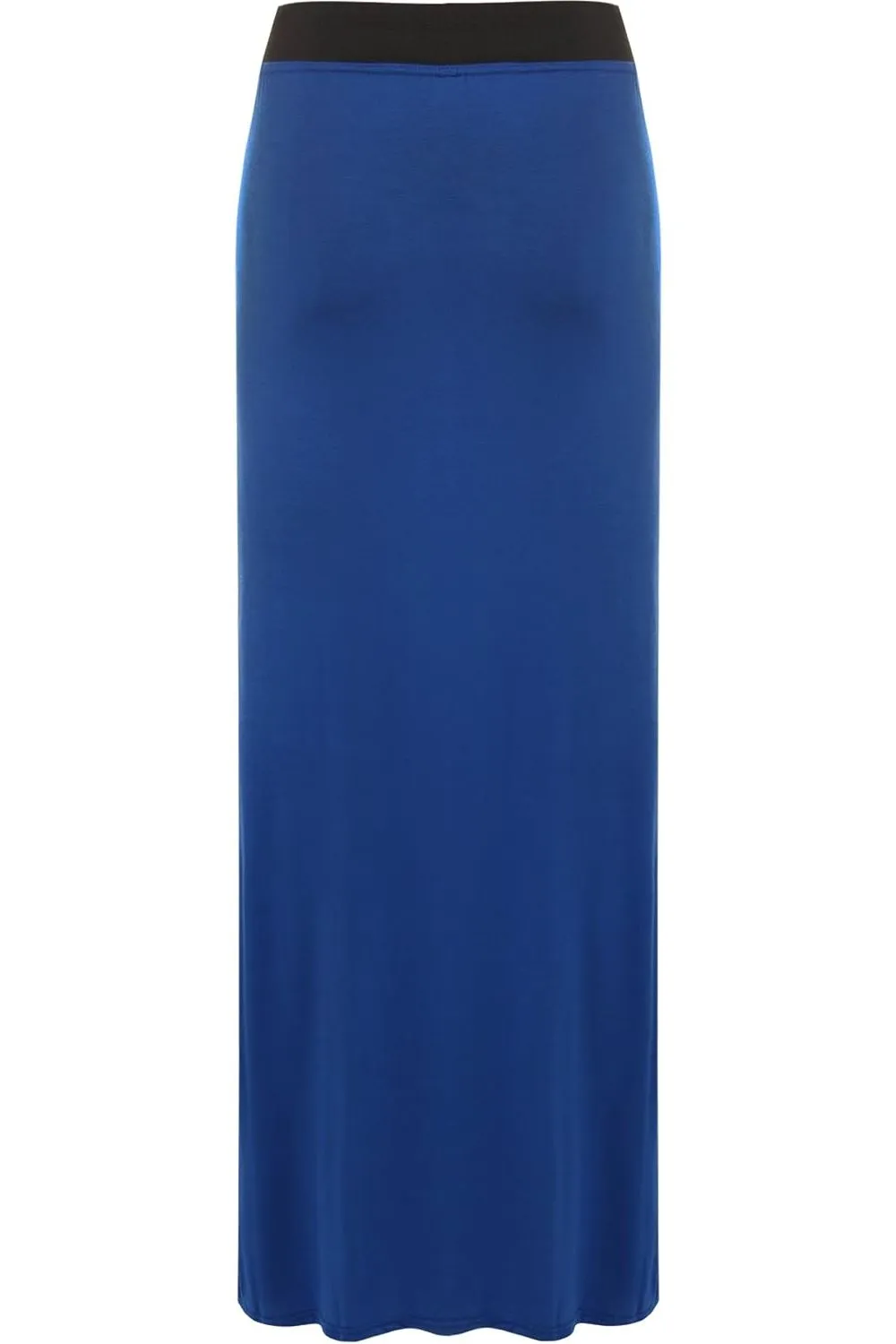Plus Size Pencil Long Maxi Skirt Elasticated Waist