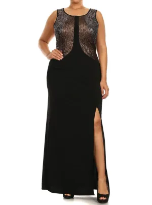 Plus Size Sparkling Dream Maxi Dress