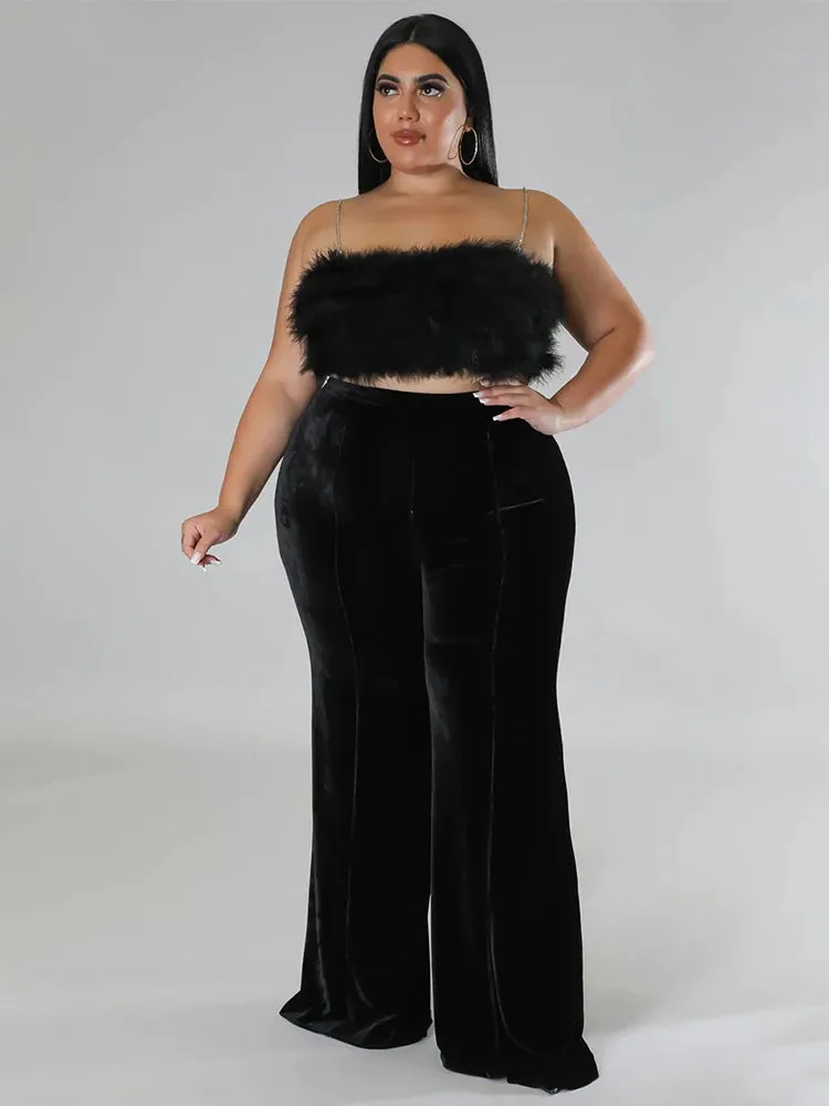 Plus Size Straight Casual Trousers Wholeale