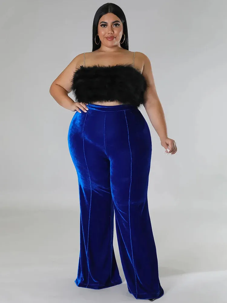 Plus Size Straight Casual Trousers Wholeale