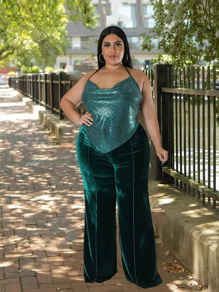 Plus Size Straight Casual Trousers Wholeale