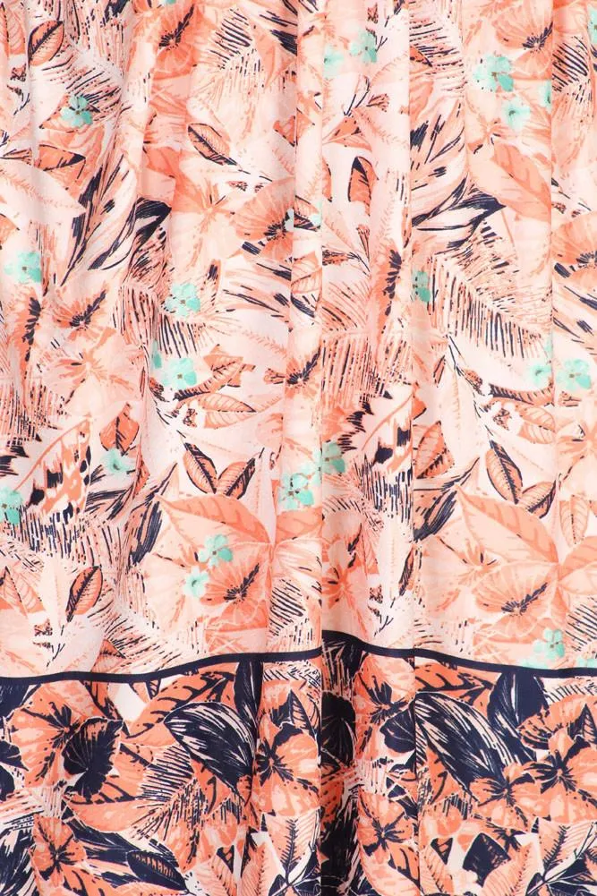 Plus Size Summer Breeze Flower Pink Top [SALE]