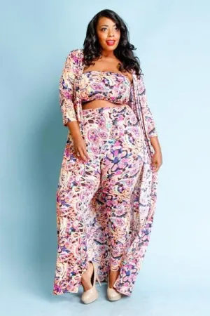 Plus Size Summer Slay Flowy 3-Piece Set