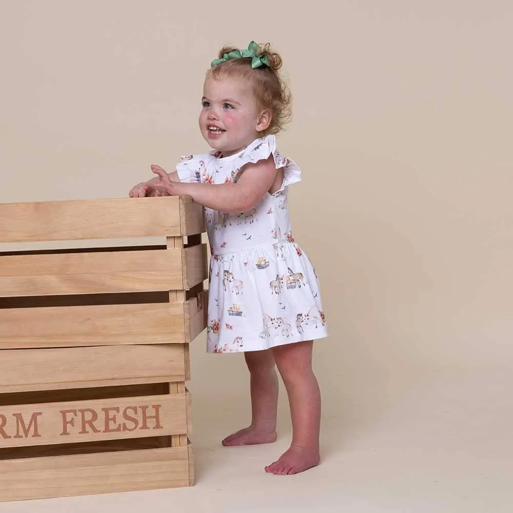 Pony Pals Short Sleeve Organic Dress