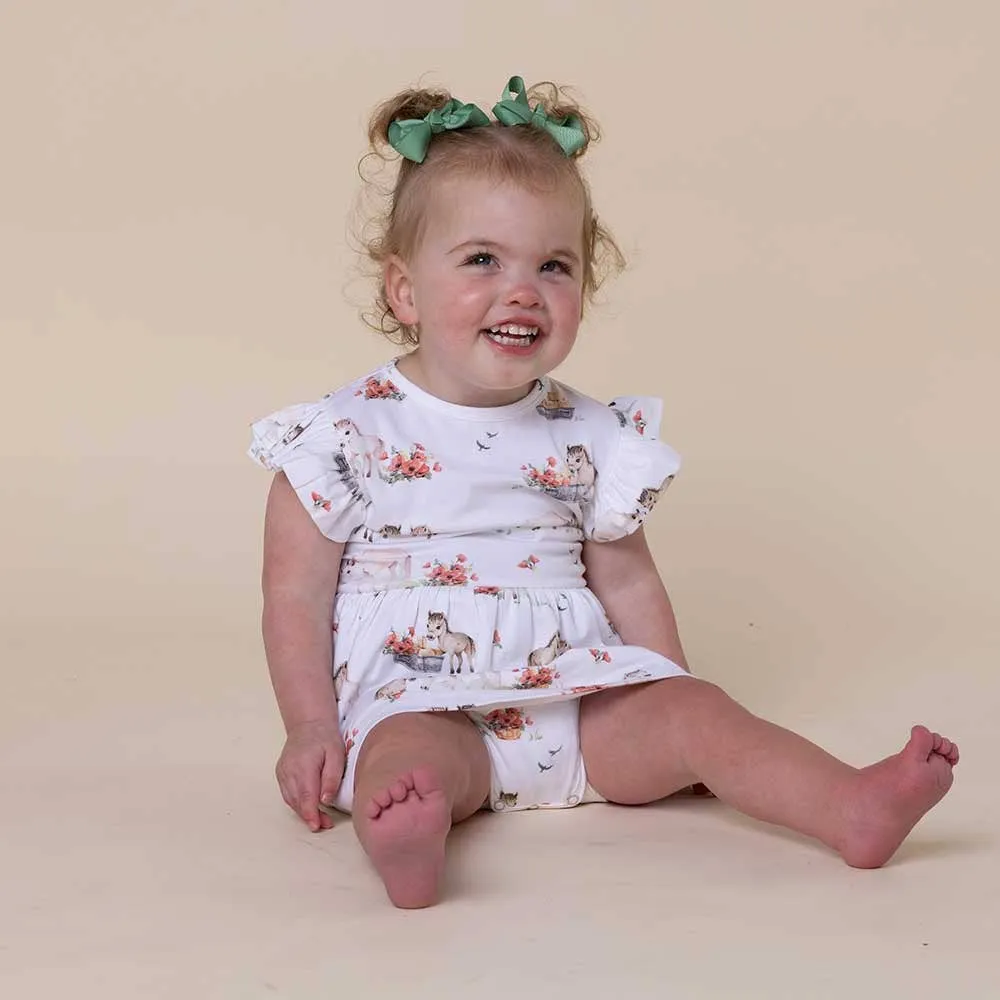 Pony Pals Short Sleeve Organic Dress