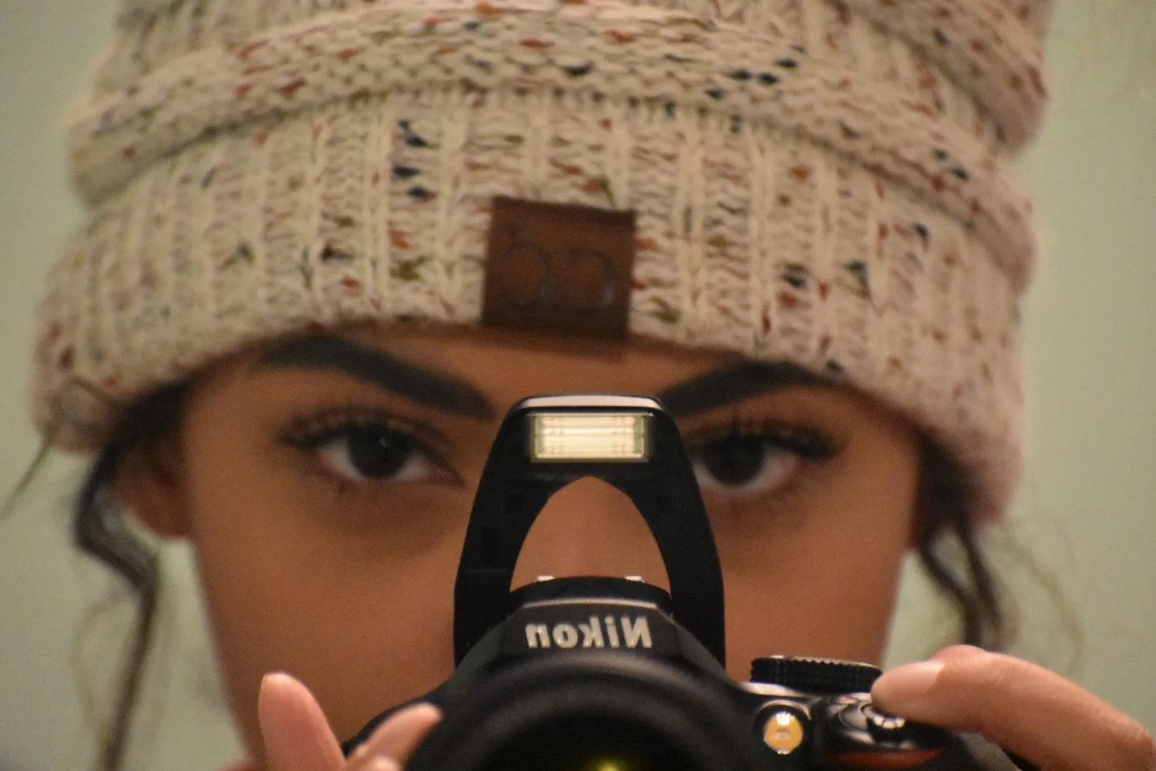 PONYTAIL/MESSY BUN BEANIE CAP