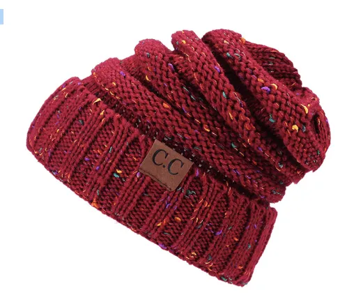 PONYTAIL/MESSY BUN BEANIE CAP