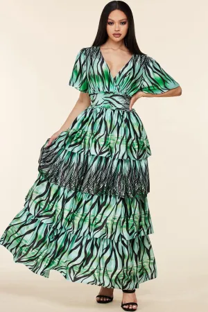 PRINT MAXI DRESS