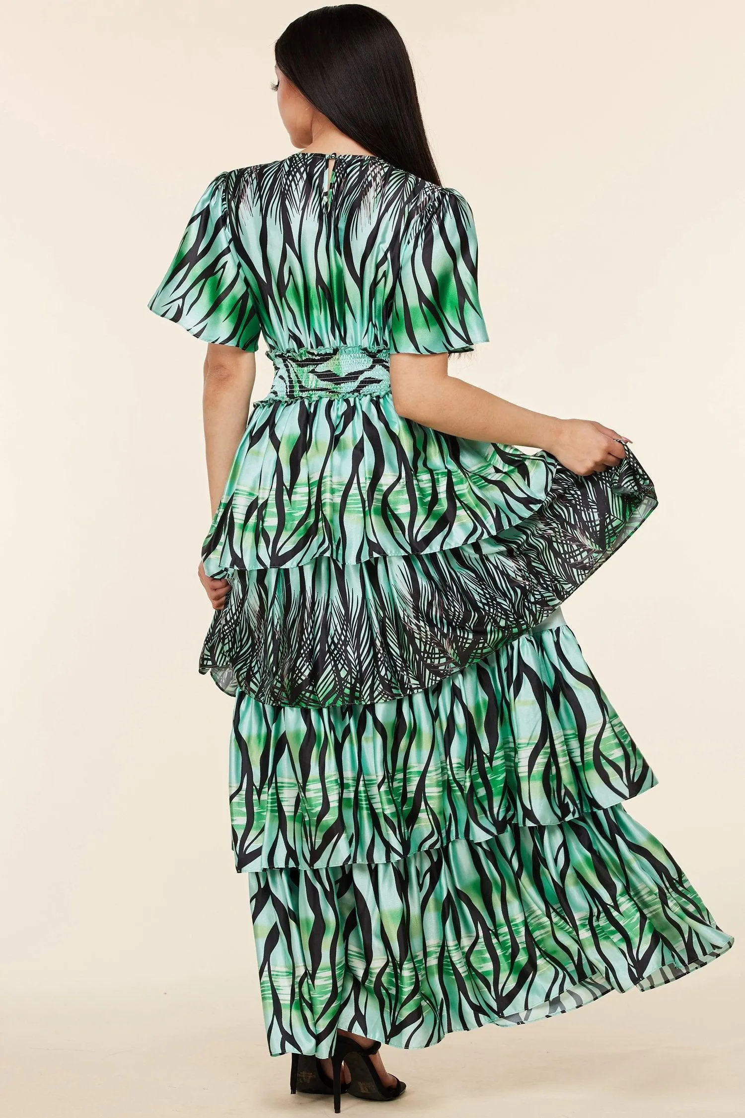 PRINT MAXI DRESS