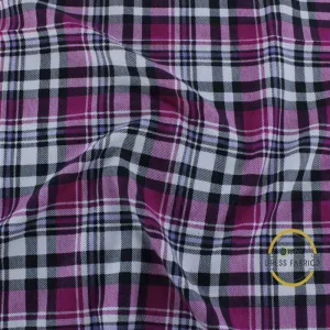 Printed Flannel Fabric Cerise Pink 110 cm