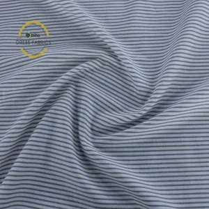 Printed Flannel Fabric Grey Stripes 150 cm