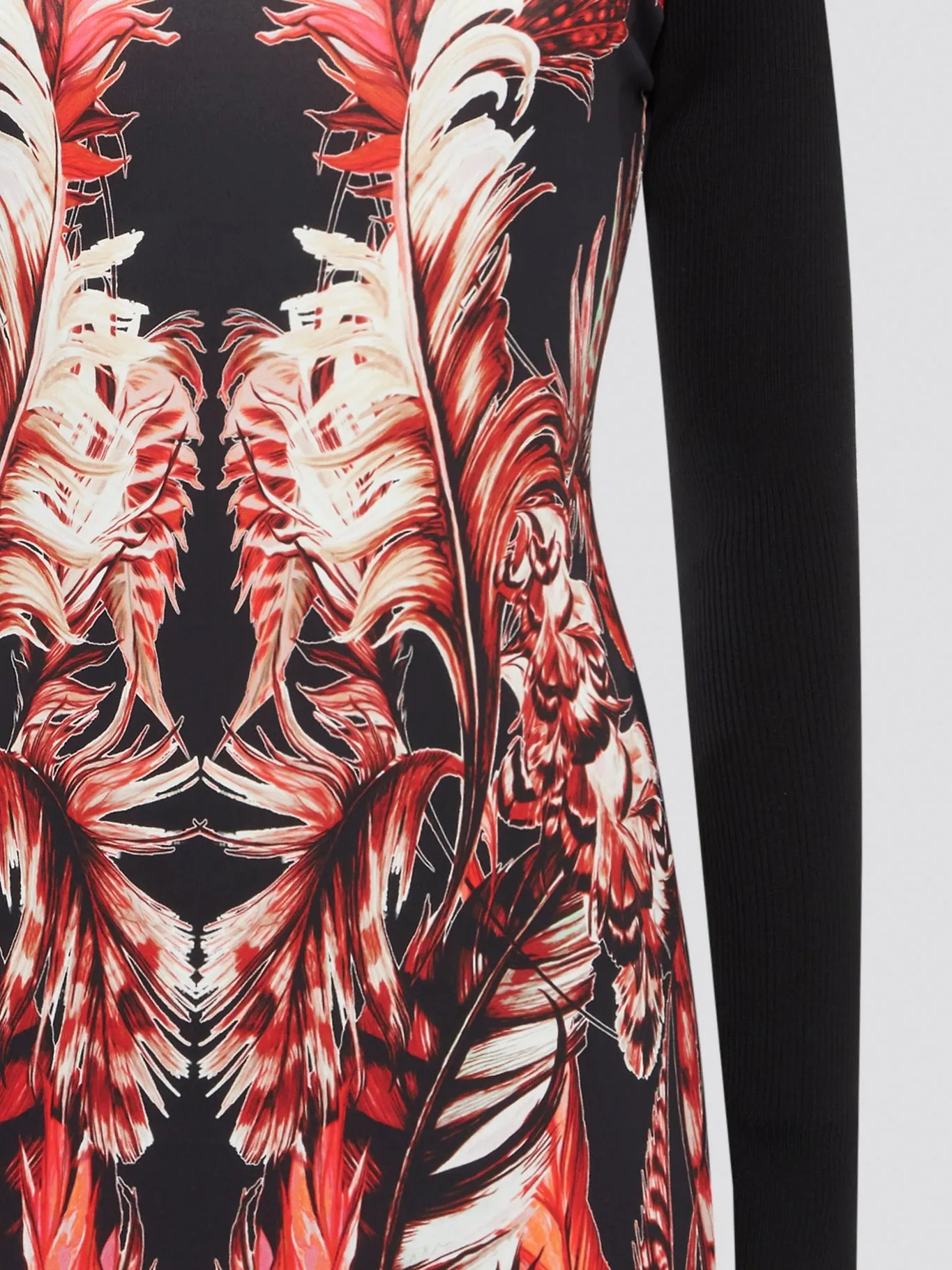 Printed Turtleneck Dress