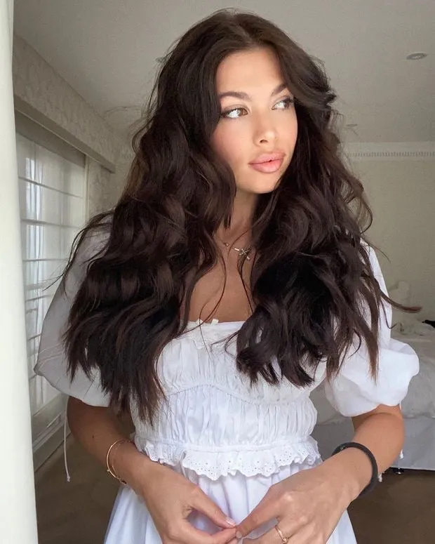 puff sleeve mini Sexy white party dress