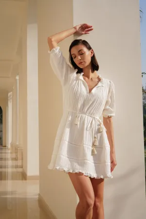 Puglia Dress (Ivory)