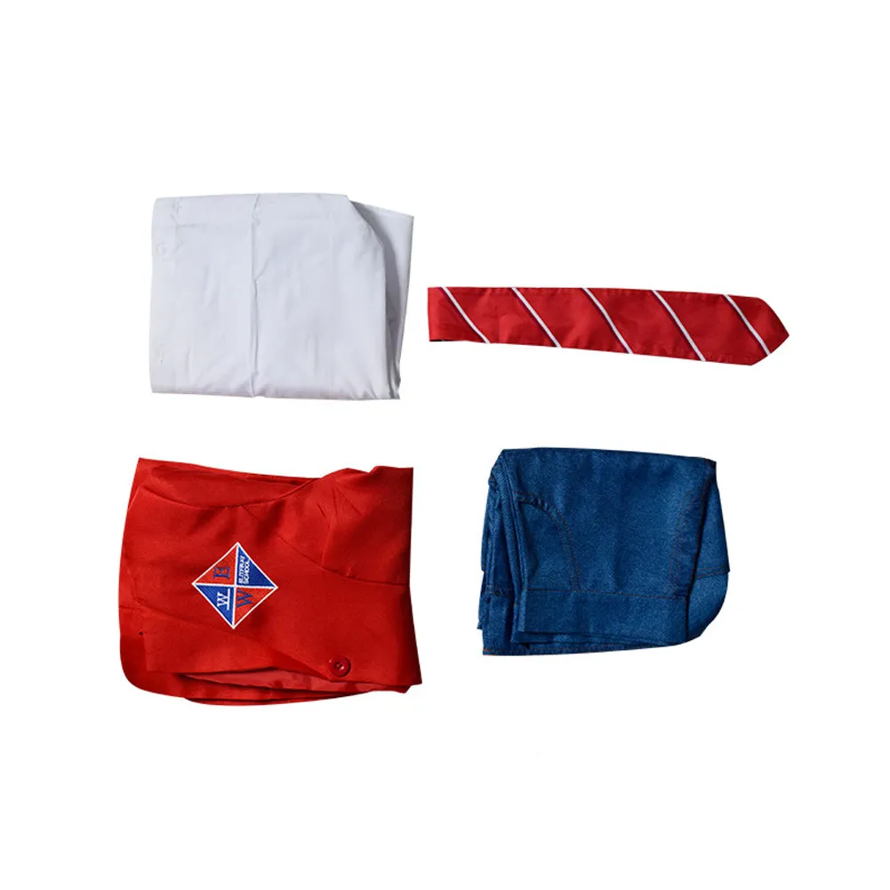 Rebelde TV Female Red Uniform Cosplay Costume Halloween Carnival Suit