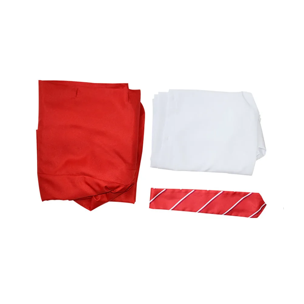 Rebelde TV Male Red Uniform Cosplay Costume Halloween Carnival Suit