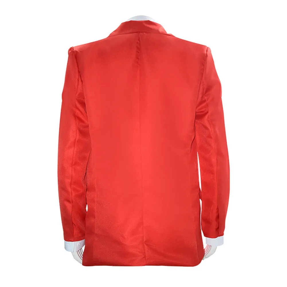 Rebelde TV Male Red Uniform Cosplay Costume Halloween Carnival Suit