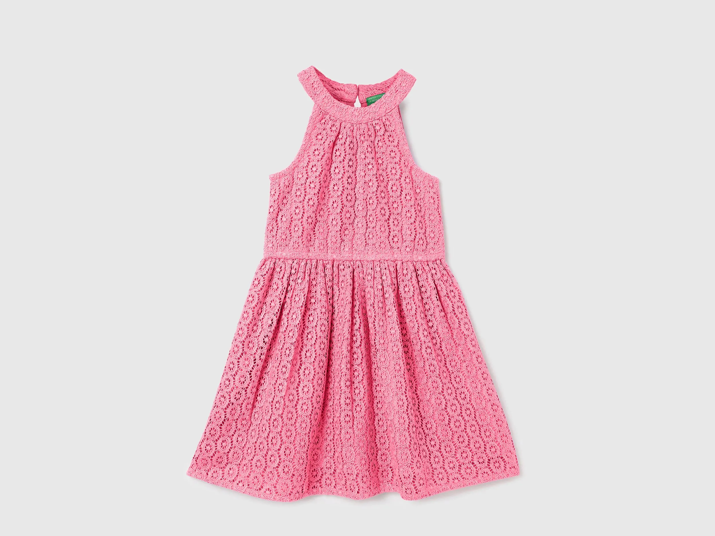 Regular Fit Halter Neck Embroidered Dresses