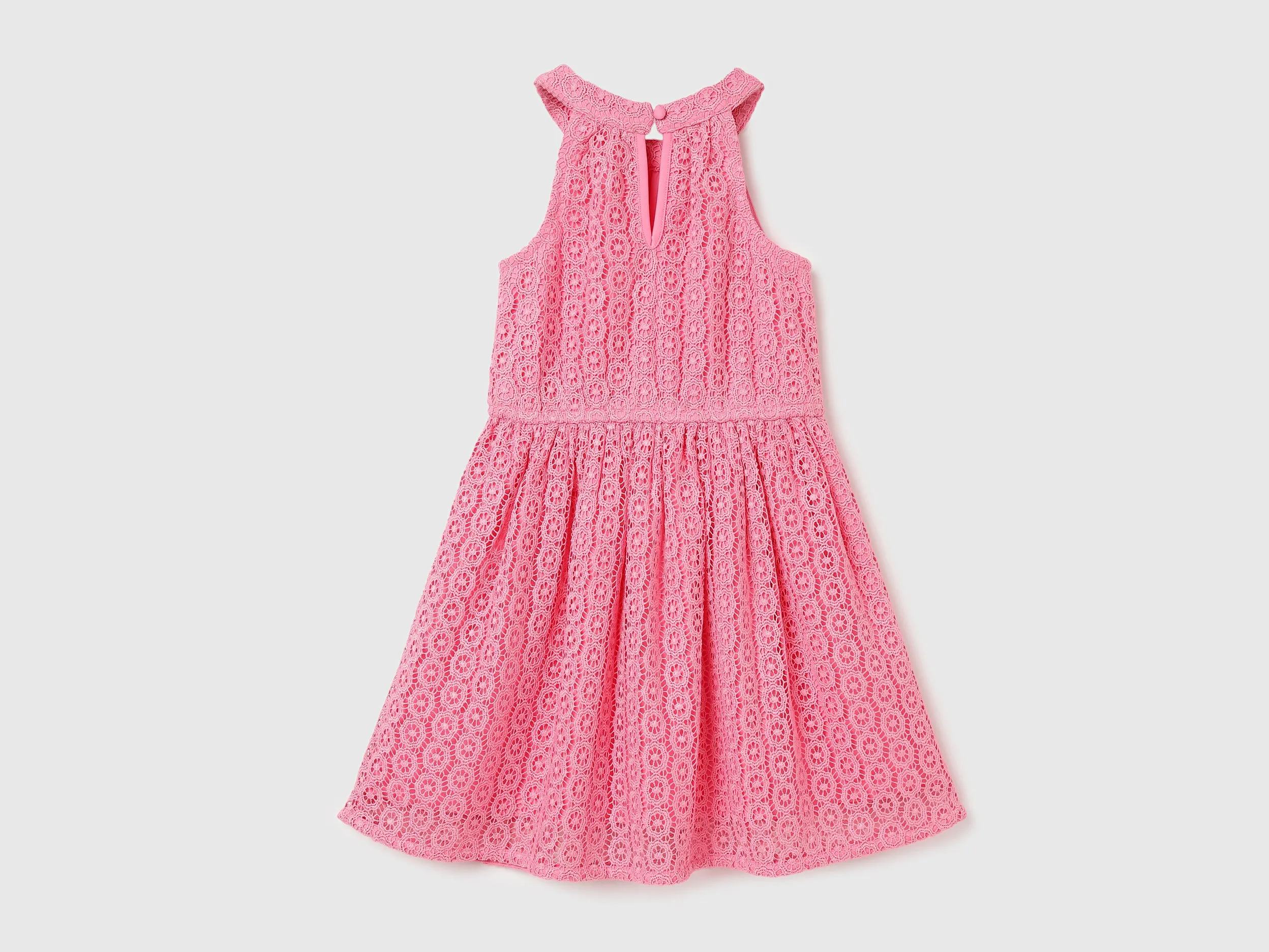 Regular Fit Halter Neck Embroidered Dresses