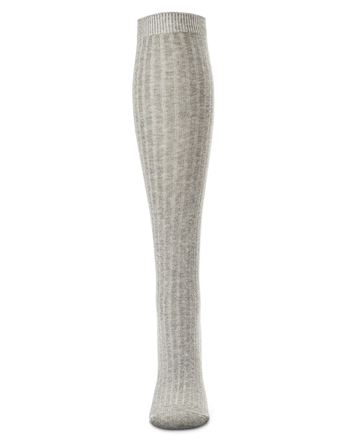Ribbed Cotton Blend Knee High Sock