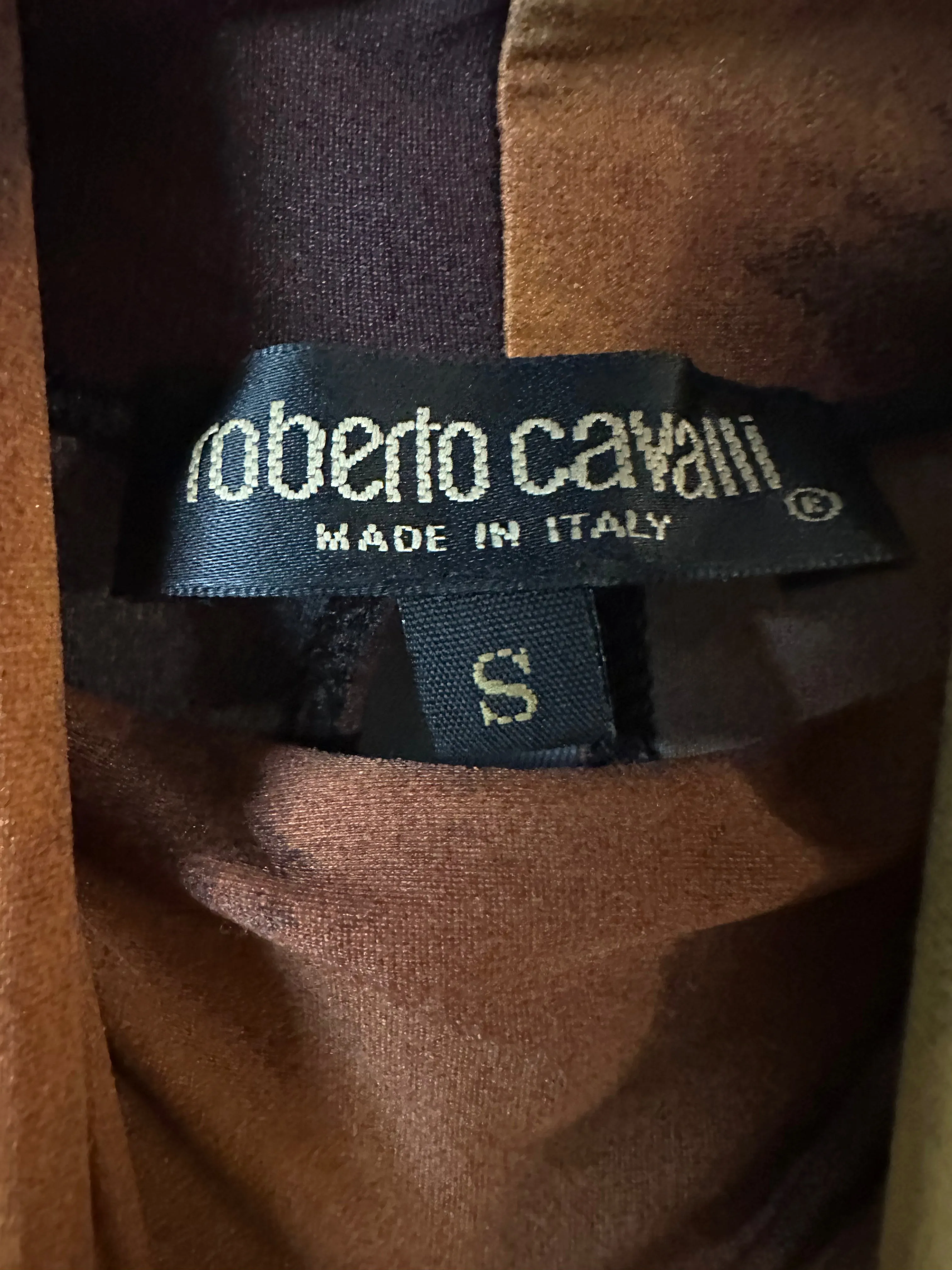Roberto Cavalli FW 2000 Tiger Print Dress
